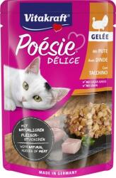 Vitakraft Poésie Délice Turkey Gelée zselés eledel macskáknak alutasakban (23 x 85 g) 1.95kg