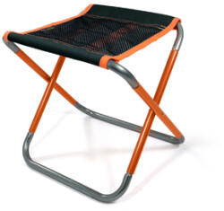 BasicNature Scaun pliabil Compact 2.0 negru / portocaliu