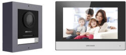 Hikvision DS-KIS602(B)(O-STD)/Europe BV Érintőképernyős Felületszerelt kaputelefon szett (DS-KIS602(B)(O-STD)/Europe BV)