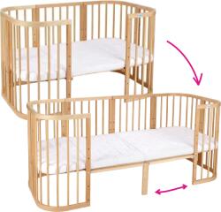 TEMPO KONDELA Extensie la pătuţul de creştere 7 în 1, natural, NIKO, LILI