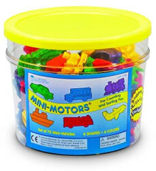 Learning Resources Mini vehicule pentru numarat - set 72 buc (LER0190) - roua
