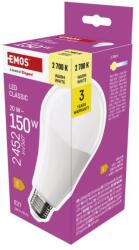 EMOS Bec LED Classic A80 / E27 / 20 W (150 W) / 2452 lm / Alb cald