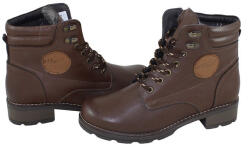 Nicolis Ghete dama, Nicolis, 40025-Maro, casual, piele naturala, imblanite, cu toc, maro (Marime: 36)