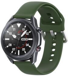 Samsung Galaxy Watch 3 (41 mm) okosóra szíj - zöld szilikon szíj - graffistore