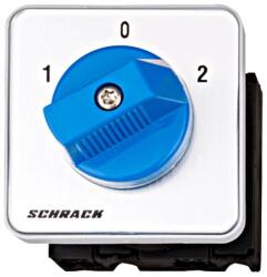 Schrack IN026120 Átkapcsoló, 1-0-2, központi rögzítésű, 20A, 1p, M10HZ