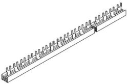 SCHRACK Villás sínezés, 18mm, 3 pólusú, 10mm2, 1m, nem kitörhető - BS990113-A (BS990113-A)