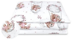  Baby Shop 2 részes babaágynemű - Holdas nyuszi rózsaszín