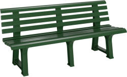 I. P. A. E-Progarden Bancă de grădină ORCHIDEA, 145x49x74cm, verde