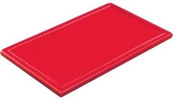 Gastro Placă de tăiat fără canelură și picioare GN 1/1 53x32, 5 cm, roșie Tocator