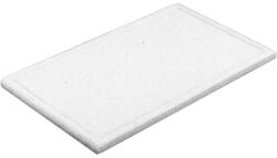 Gastro Placă de tăiat fără canelură și picioare GN 1/1 53x32, 5 cm, alb Tocator