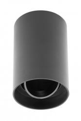 GTV OS-RST80125OK1-00 Mennyezeti lámpatest RESTO, PC, φ80x125mm, IP20, max 20W, kerek, fekete (OS-RST80125OK1-00)