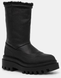 Calvin Klein Jeans bokacsizma FLATFORM CHELSEA BOOT PADDED - fekete Női 39