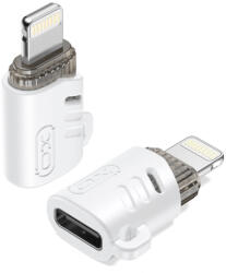 XO NB256E USB-C/Lightning adapter, fehér