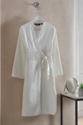 Soft Cotton DEMET elegáns női fürdőköpeny ajándékcsomagolásban L Vaj szín / Ecru