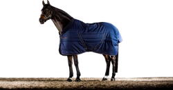 Horseware Ireland Rambo Cosy Stable 100 g, navy/burgundy - 155 cm