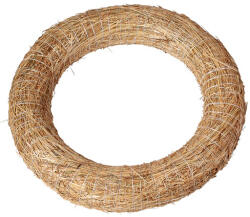 Valex Decor Szénával bevont szalma koszorúalap 30cm/5.5cm (KA8-30)