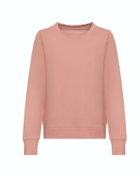 Just Hoods Hagyományos szabású Női kereknyakú pulóver AWJH030F, Dusty Pink-S (awjh030fdup-s)