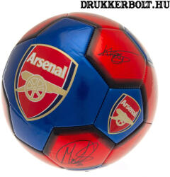  Arsenal FC "Signature" labda - normál (5-ös méretű) Arsenal címeres focilabda a csapat tagjainak aláírásával - drukkerbolt