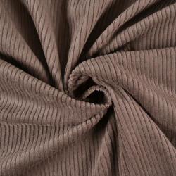 Takoy Material bumbac velur reiat/corduroy gri-maro