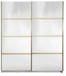 Spectral Mobila Gold Dulap 1800 Crem cu usi cu oglinda Garderoba