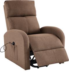 Mobikon Fotoliu de relaxare pozitionabil maro Neris 72x90-161x86-105 cm (0000394516)