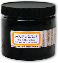 Jaquard Procion MX textilfesték, főzés nélkül használható, 230g, 010 golden yellow - aranysárga