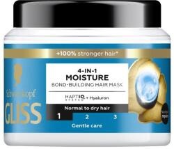 Schwarzkopf Masca Hidratanta 4-in-1 pentru Parul Normal spre Uscat - Schwarzkopf Gliss 4-in-1 Moisture Bond-Building Hair Mask, Gentle Care, 400 ml