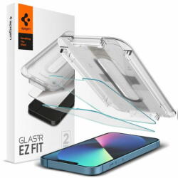 Spigen Folie pentru iPhone 13 / iPhone 13 Pro / iPhone 14 (set 2) - Spigen Glas. tR EZ FIT - Clear (8809896748735)