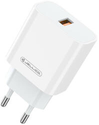 Jellico AK165 hálózati töltő adapter 22, 5 W QC3.0 USB fehér