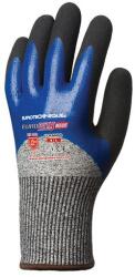 Coverguard Kesztyű mártott COVERGUARD Eurocut 5 vágásbiztos nitril szürke/kék 9-es 2 darab/pár