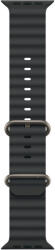 Apple Curea Apple pentru Apple Watch 49mm Black Ocean Band, Natural Titanium Finish (MXTL3ZM/A) (MXTL3ZM/A)