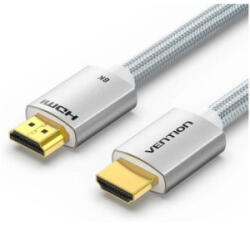 Vention Cablu video Vention HDMI Male - HDMI Male, v2.1, 1.5 m, Argintiu (ALCIG)