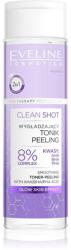 Eveline Cosmetics Clean Shot 8% Complex Of Hydroxy Acids bőrkisimító tonik peeling hatással 200 ml