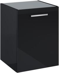 Roca Kwadro dulap 39.8x38.4x53 cm laterala pe perete negru A857974351 (A857974351)