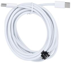  Cablu Date si Incarcare USB-C - USB-C OEM HD26, 30W, 3m, Alb - evomag