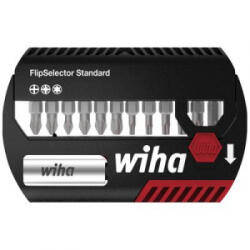 Wiha (39040) Bit készlet 13 részes Kereszthornyú Phillips, Kereszthornyú Pozidriv, TORX Bit tartóval