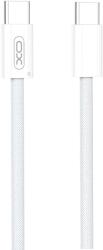 XO Cablu Date si Incarcare USB-C - USB-C XO Design NB-Q260A, 60W, 1m, Alb
