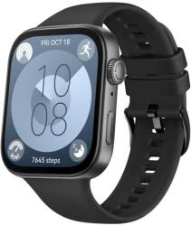 FIXED Silicone Strap Huawei Watch FIT 3 - fekete (FIXSSTB-1388-BK)