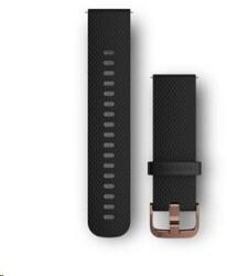 Garmin Óraszíj Vivomove HR Modellekhez - 20 mm, Szilikon, Fekete (010-12691-03)