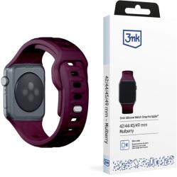 3mk Protection 42/44/45/49 mm Mulberry - 3mk szilikon óraszíj Apple számára