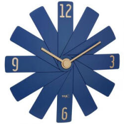 TFA Csendes kvarc falióra, 400 x 37 mm, éjkék, (60.3020. 06)