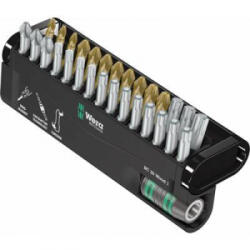 Wera Bit-Check 30 Wood 1 (05057433001) Bit készlet 30 részes Kereszthornyú Pozidriv, Kereszthornyú Phillips, TORX
