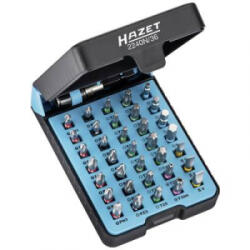 HAZET (2240N/36) Bit készlet 36 részes Pozidriv, Hatlap, 1/4 (6.3 mm), Kereszthornyú Phillips, Szabotázsálló TORX, Belső hatlap, TORX,