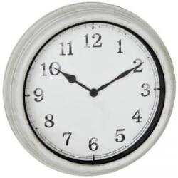 TFA (60.3067. 02) Kvarc Szabadtéri óra 380 mm x 63 mm Fehér fröccsenő víz ellen védett, Nagy kijelző