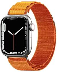 Hurtel Alpesi szíj acél csattal Apple Watch 42/44/45/49 mm-hez - narancssárga