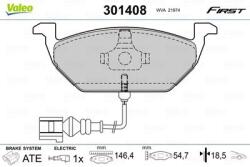 VALEO set placute frana, frana disc VALEO 301408 (301408)