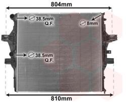 VAN WEZEL Radiator, racire motor VAN WEZEL 28002125 (28002125)