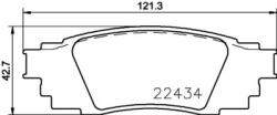 BREMBO set placute frana, frana disc BREMBO P83160 (P83160)