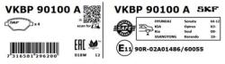 SKF set placute frana, frana disc SKF VKBP90100A (VKBP90100A)