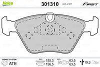 VALEO set placute frana, frana disc VALEO 301310 (301310)